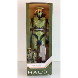 Halo Infinite Master Chief Action Figure with Assault Rifle Wave 1 Jazwares 12"